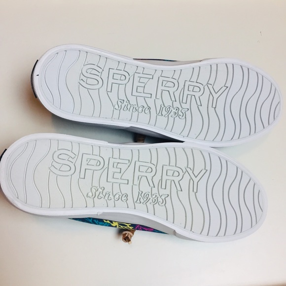 SPERRY Color Reef Navy Pier View Sneaker 7M - Picture 6 of 8